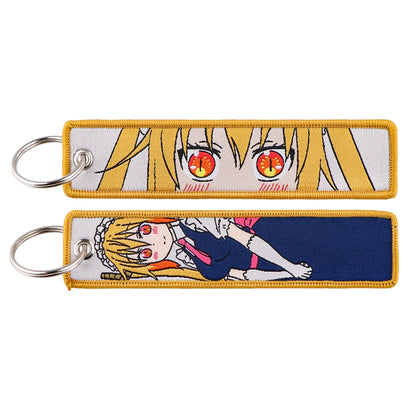 Japanese Anime Motorcycle Key Tag Keychain Collection