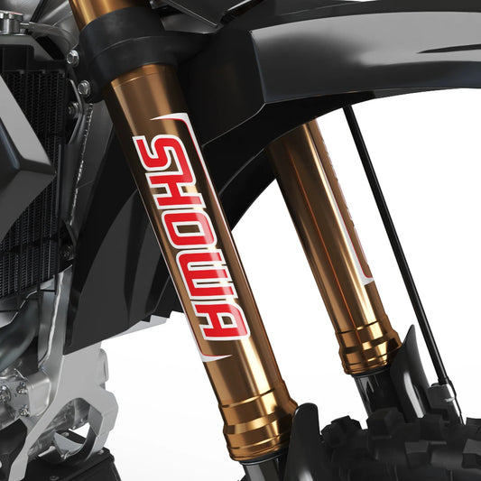 Motocross Motorcycle Fork Suspension Stickers Decals