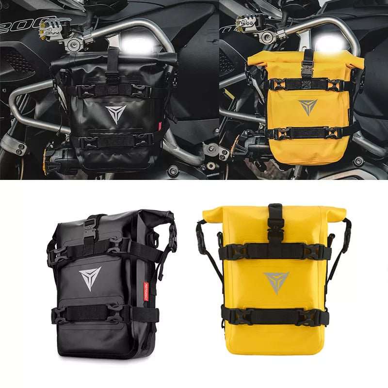 MotoWolf Motorcycle Waterproof Crash Bar Bag 5-8L