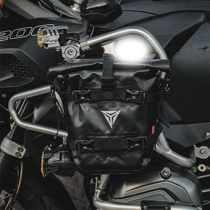 MotoWolf Motorcycle Waterproof Crash Bar Bag 5-8L