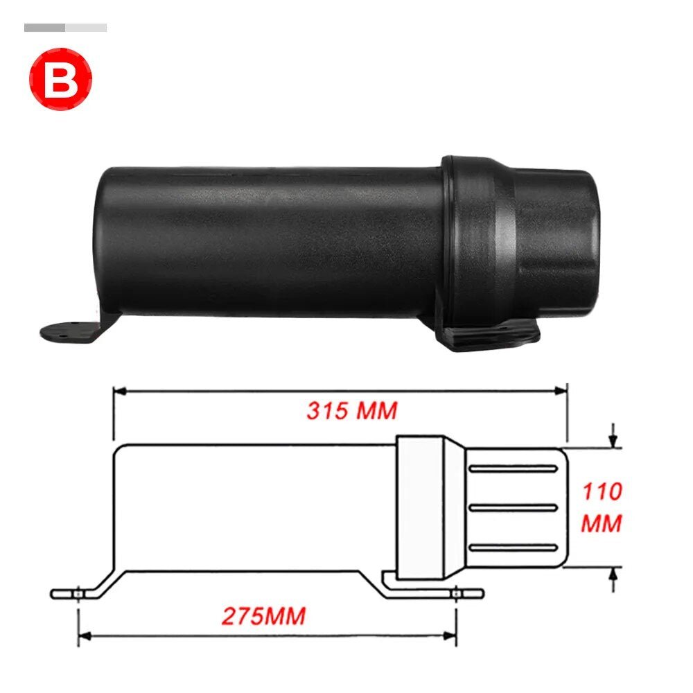 Motorcycle Tool Tube Waterproof Storage Box